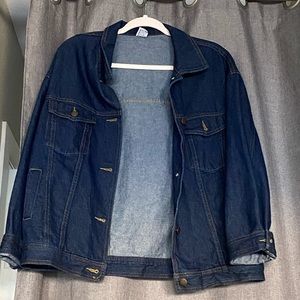 oversized denim jacket